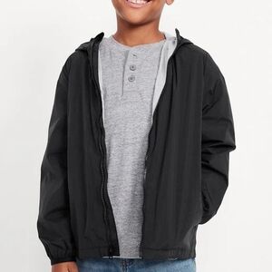 Old Navy Hooded Zip-Front Water-Resistant Jacket for Boys